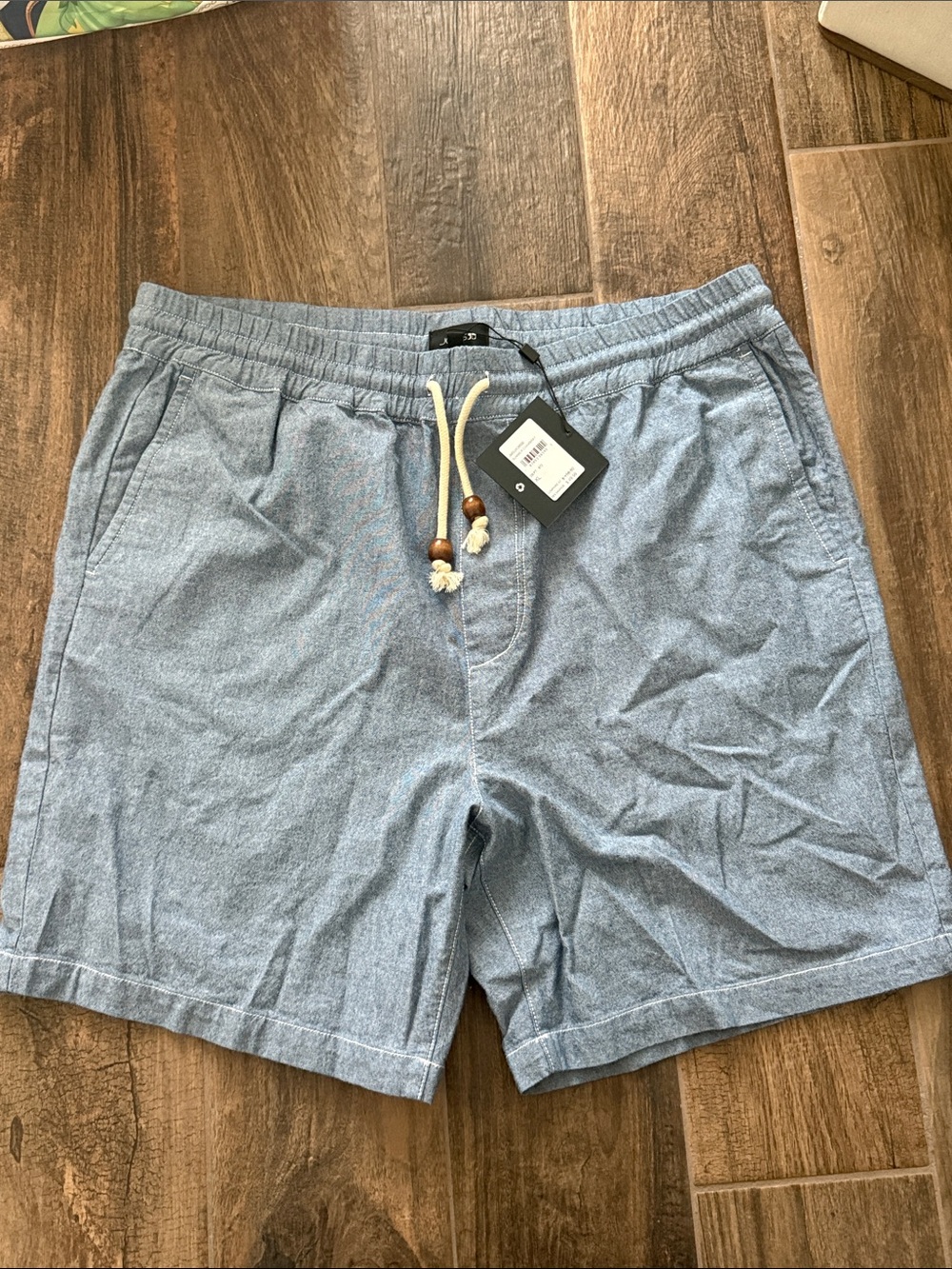 Joe's Jeans Light Blue Drawstring Jean shorts